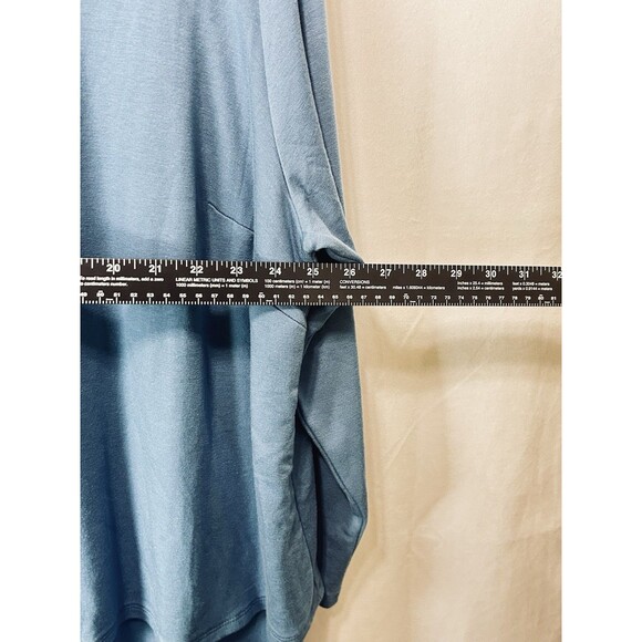 Pure Jill Womens 2X Blue Long Sleeve Soft Dress NWT - Picture 3 of 9